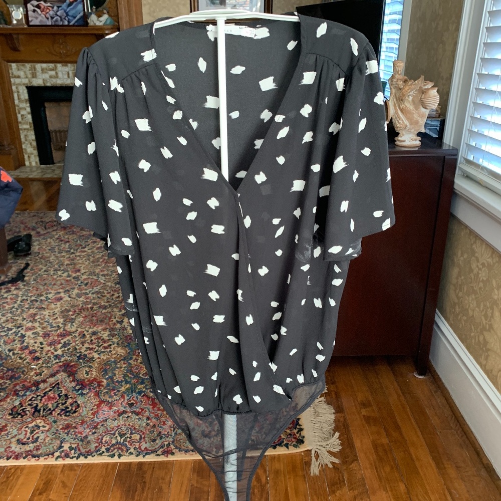 Lush body suit blouse. Gently worn. Great deal